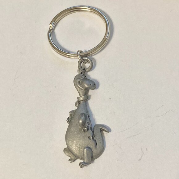 Vintage Flintstones Dino Dinosaur Keychain Keyring Looney Tunes Warner Bros. - Picture 3 of 9